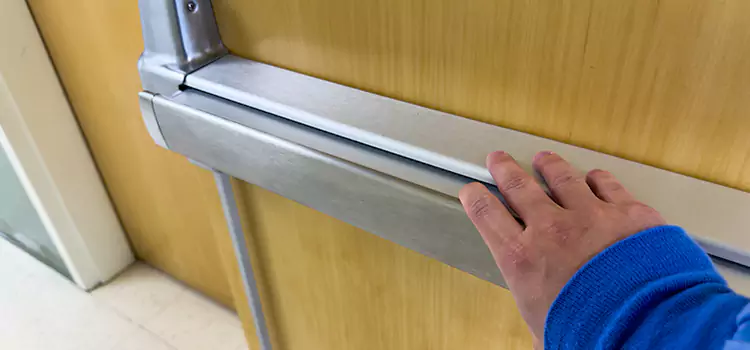 Installing a Push Bar on a Door Horizon City